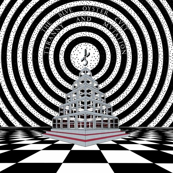 A Blue Oyster Cult album borítója, koncentrikus körökkel és egy geometriai szerkezettel.