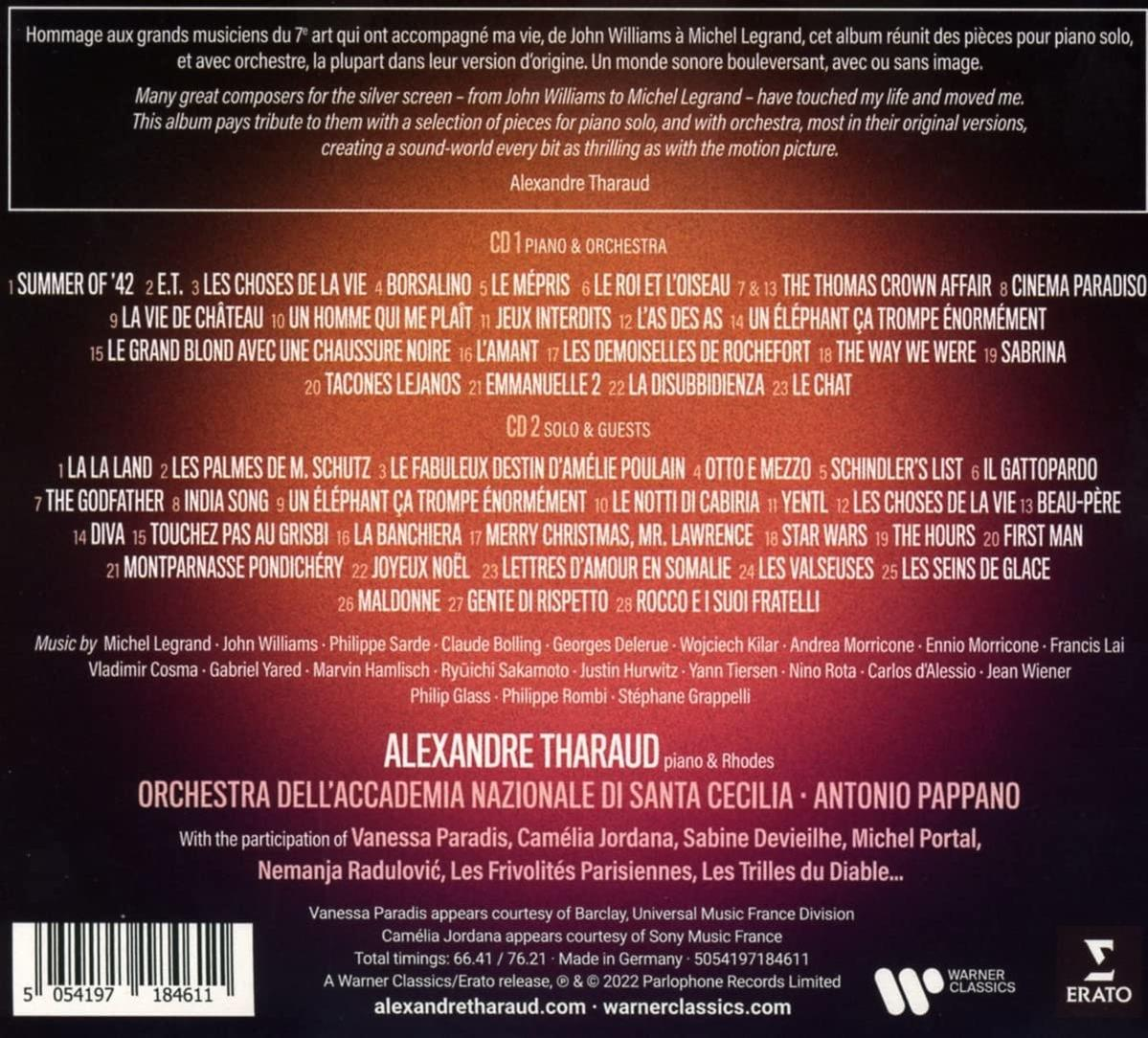 Rückseite eines CD-Covers mit Text und Details zur Musik.