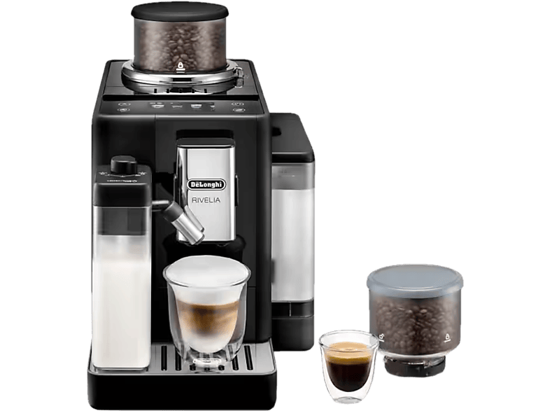 DE-LONGHI EXAM440.55.B Rivelia Milk Kaffeevollautomat Schwarz