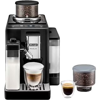 DE-LONGHI EXAM440.55.B Rivelia Milk - Kaffeevollautomat (Schwarz)