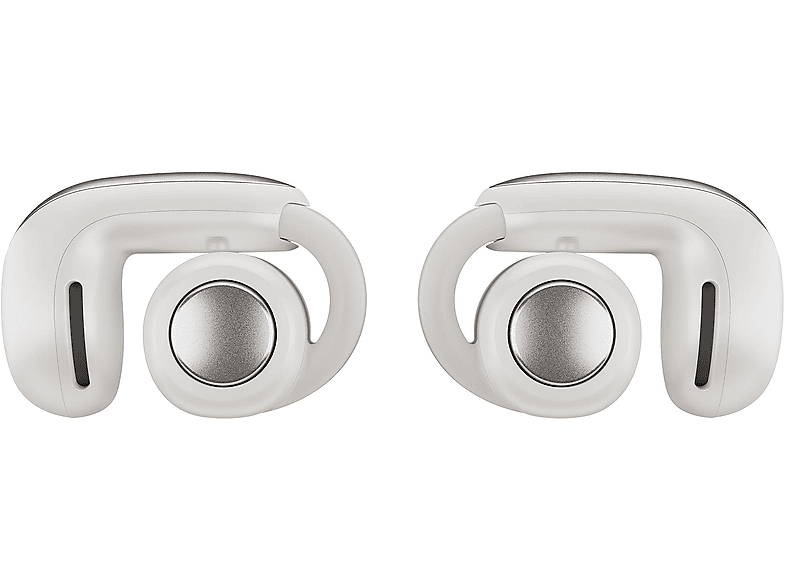 BOSE Ultra Open Earbuds, Open-ear Kopfhörer Bluetooth Rauchweiß