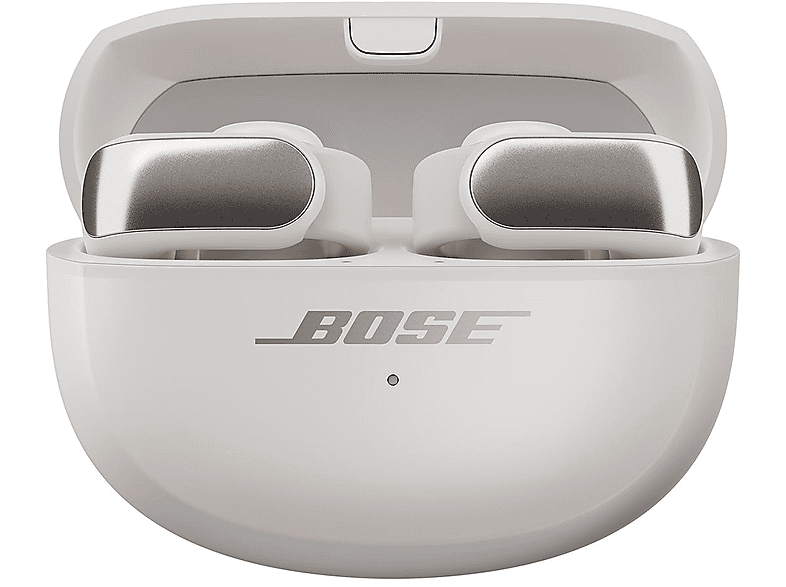 BOSE Ultra Open Earbuds, Open-ear Kopfhörer Bluetooth Rauchweiß