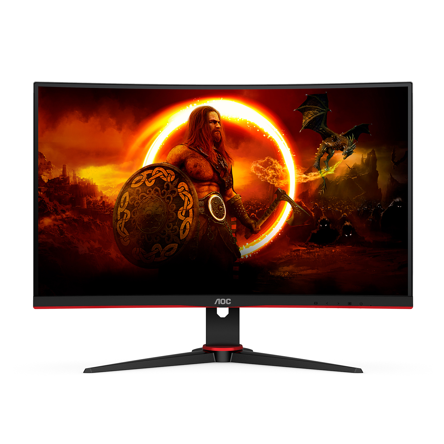 AOC C27G2Zebk Monitor, 27 pollici, Full-HD, 1920 x 1080 Pixel