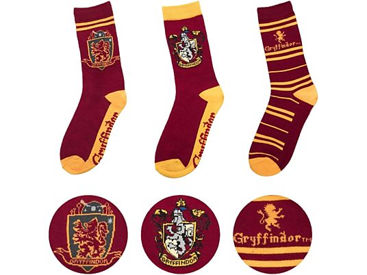 CINEREPLICAS Harry Potter: Gryffindor - Socken (Rot/Gelb)