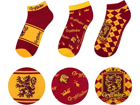 CINEREPLICAS Harry Potter: Gryffindor - Socken (Mehrfarbig)