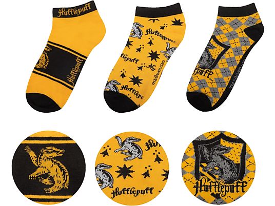 CINEREPLICAS Harry Potter: Hufflepuff - Socken (Gelb)