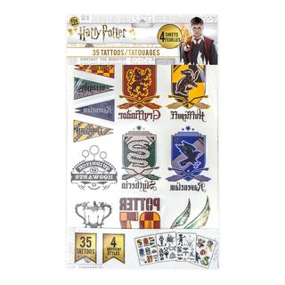 CINEREPLICAS Harry Potter: Temporary - Tatuaggi (Multicolore)