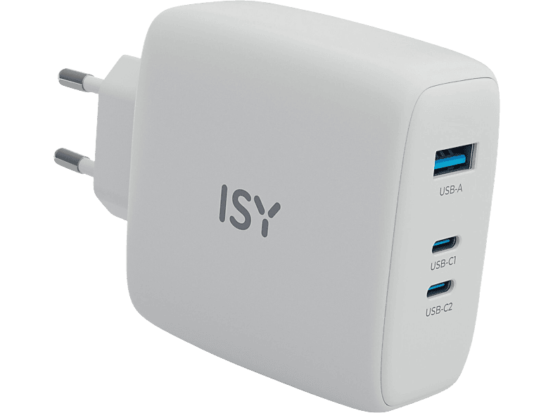 ISY IAC-5140 - Ladegerät (Weiss)
