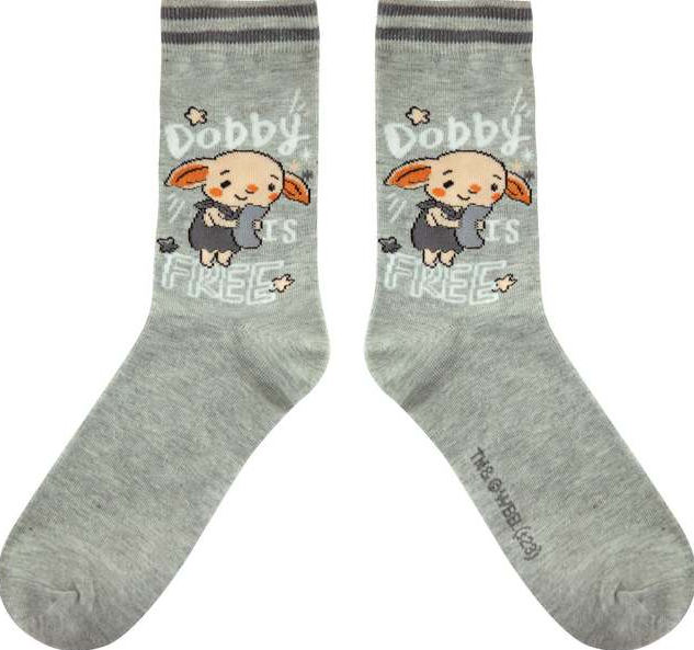 Paire de chaussettes grises avec un imprimé Dobby. Fond blanc.