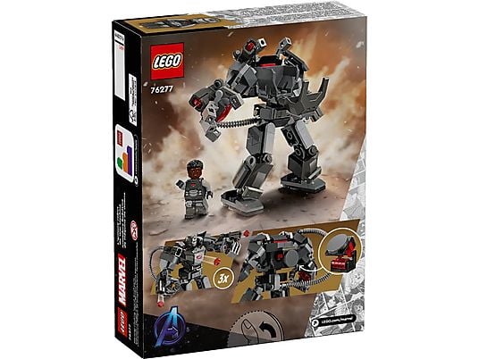 Klocki LEGO Marvel - Mechaniczna zbroja War Machine 76277