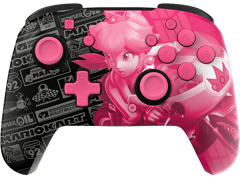 PDP LLC Rematch Glow Wireless Grand Prix Peach Switch Controller Mehrfarbig für Nintendo Switch, Nintendo Switch OLED, Nintendo Switch Lite PDP LLC Rematch Glow Wireless Grand Prix Peach Switch Controller Mehrfarbig für Nintendo Switch, Nintendo Switch OLED, Nintendo Switch Lite