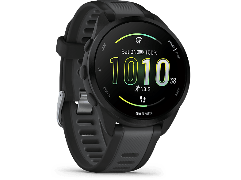Garmin Smartwatch Forerunner® 165, Schwarz/Schiefergrau