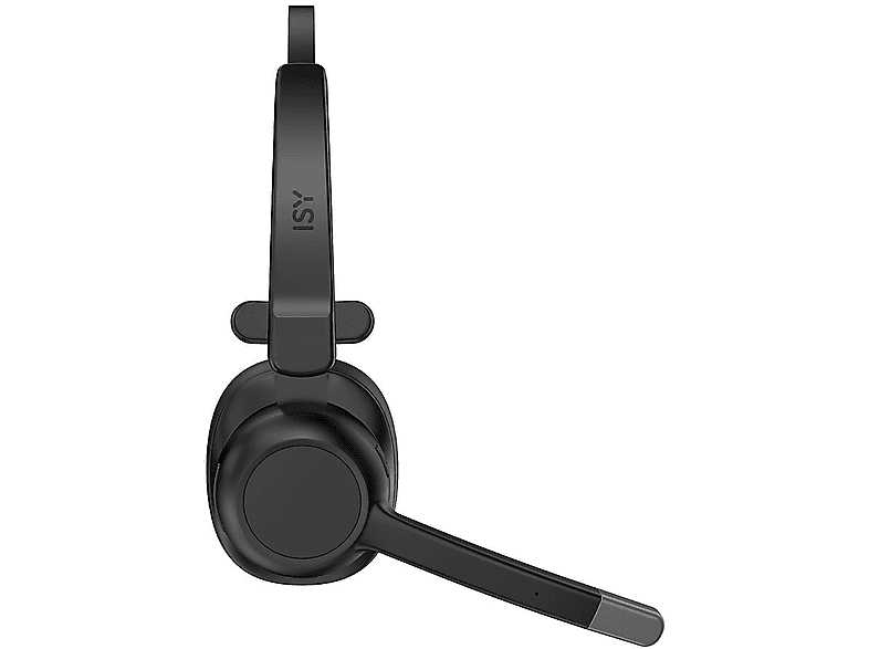 ISY IHS-8000 Office Headset, On-Ear (Mono), Bluetooth, Noise Cancelling, Schwarz — Foto 2 von 2