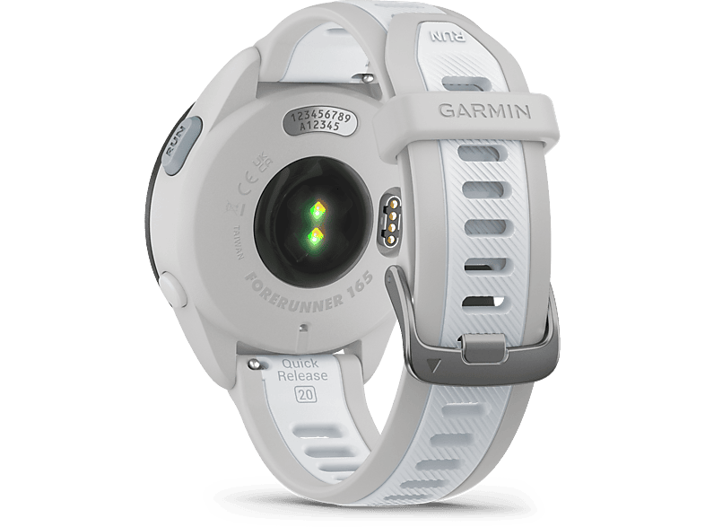 Garmin Smartwatch Forerunner® 165, Dunstgrau/Steinweiss — Foto 4 von 5