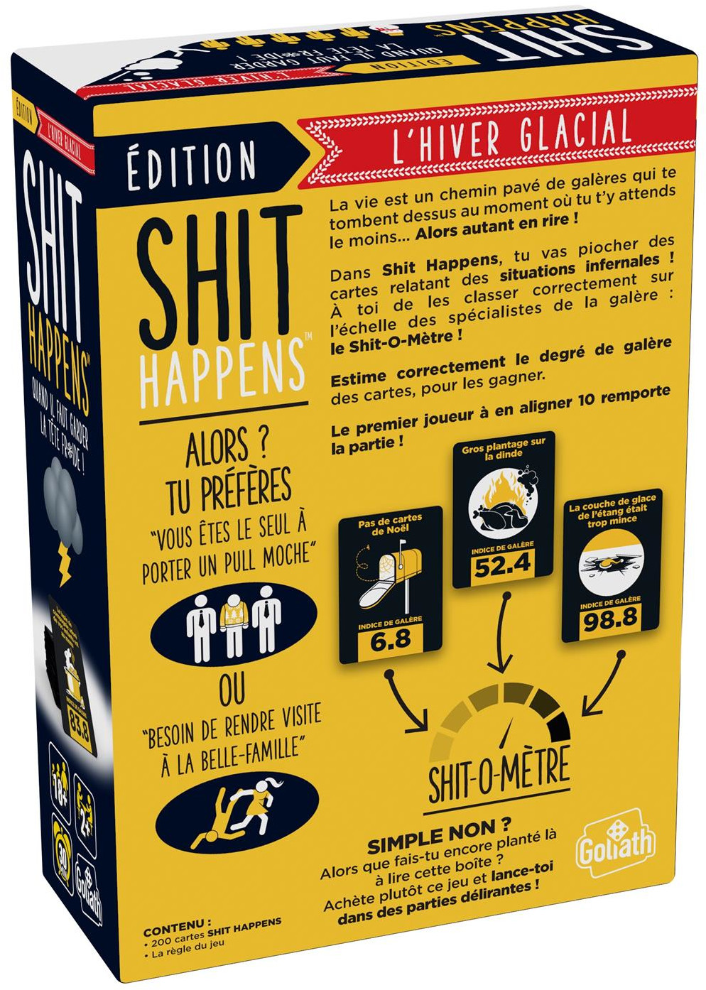 Bordspel Shit Happens Winter Edition (FR)