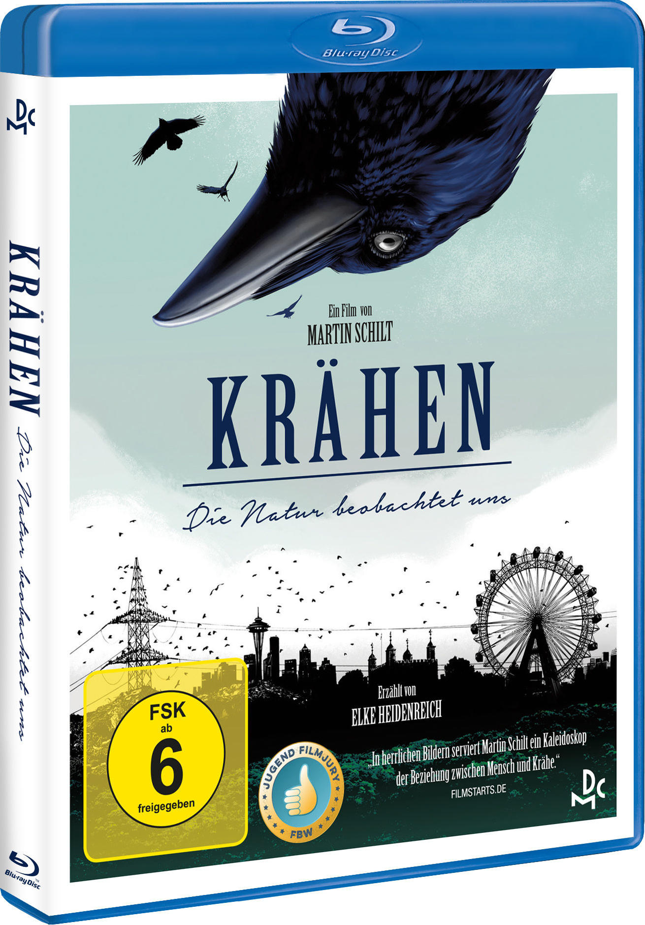 Blu-ray-Disc-Cover für den Film Krähen.