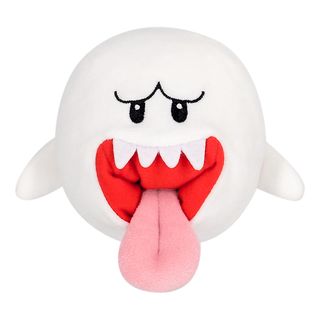 TOGETHER PLUS Super Mario - Boo - Pupazzo di peluche (Bianco/rosso/nero)