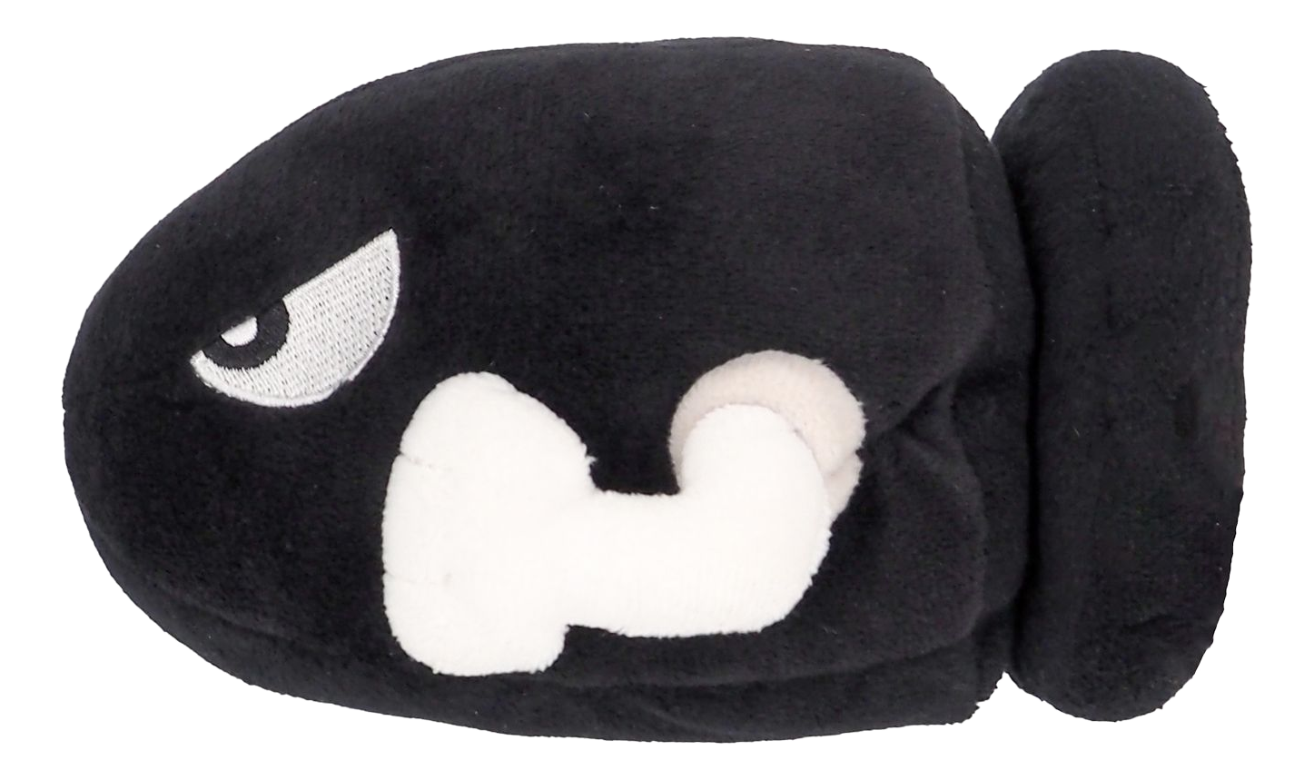 TOGETHER PLUS Super Mario - Bullet Bill - Plüschfigur (Schwarz/Weiss/Rot)