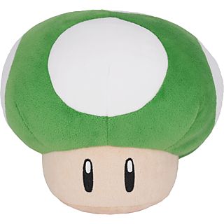 TOGETHER PLUS Super Mario - Green Mushroom - Peluche (Vert/Blanc/Crème)