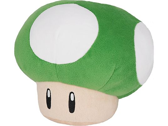 TOGETHER PLUS Super Mario - Green Mushroom - Peluche (Vert/Blanc/Crème)
