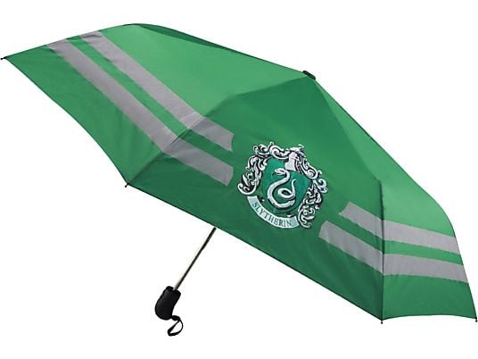 CINEREPLICAS Harry Potter - Slytherin - Ombrello da pioggia (Verde/grigio)