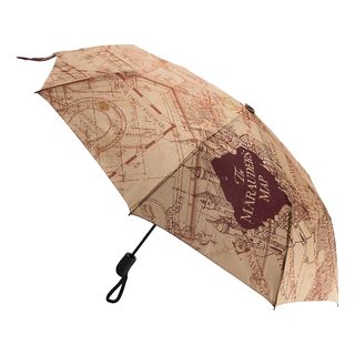 CINEREPLICAS Harry Potter - Marauder Map - Ombrello da pioggia (Bianco/rosso)