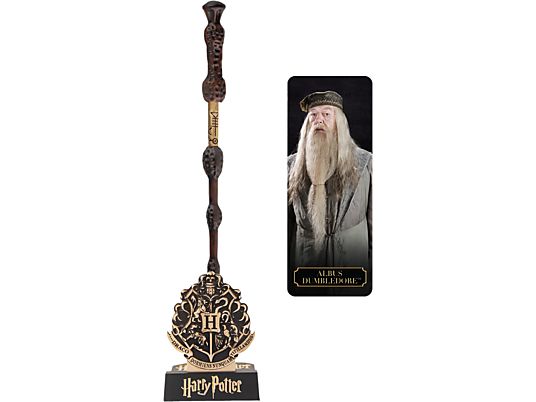 CINEREPLICAS Harry Potter - Albus Dumbledore - Penna a forma di bacchetta magica (Marrone)