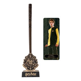 CINEREPLICAS Harry Potter - Cedric Diggory - Penna a forma di bacchetta magica (Marrone)