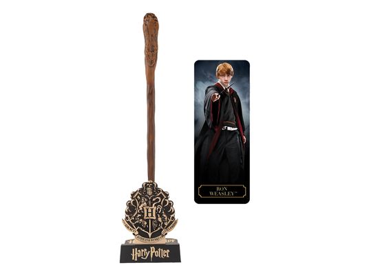 CINEREPLICAS Harry Potter - Ron Weasley - Penna a forma di bacchetta magica (Marrone)