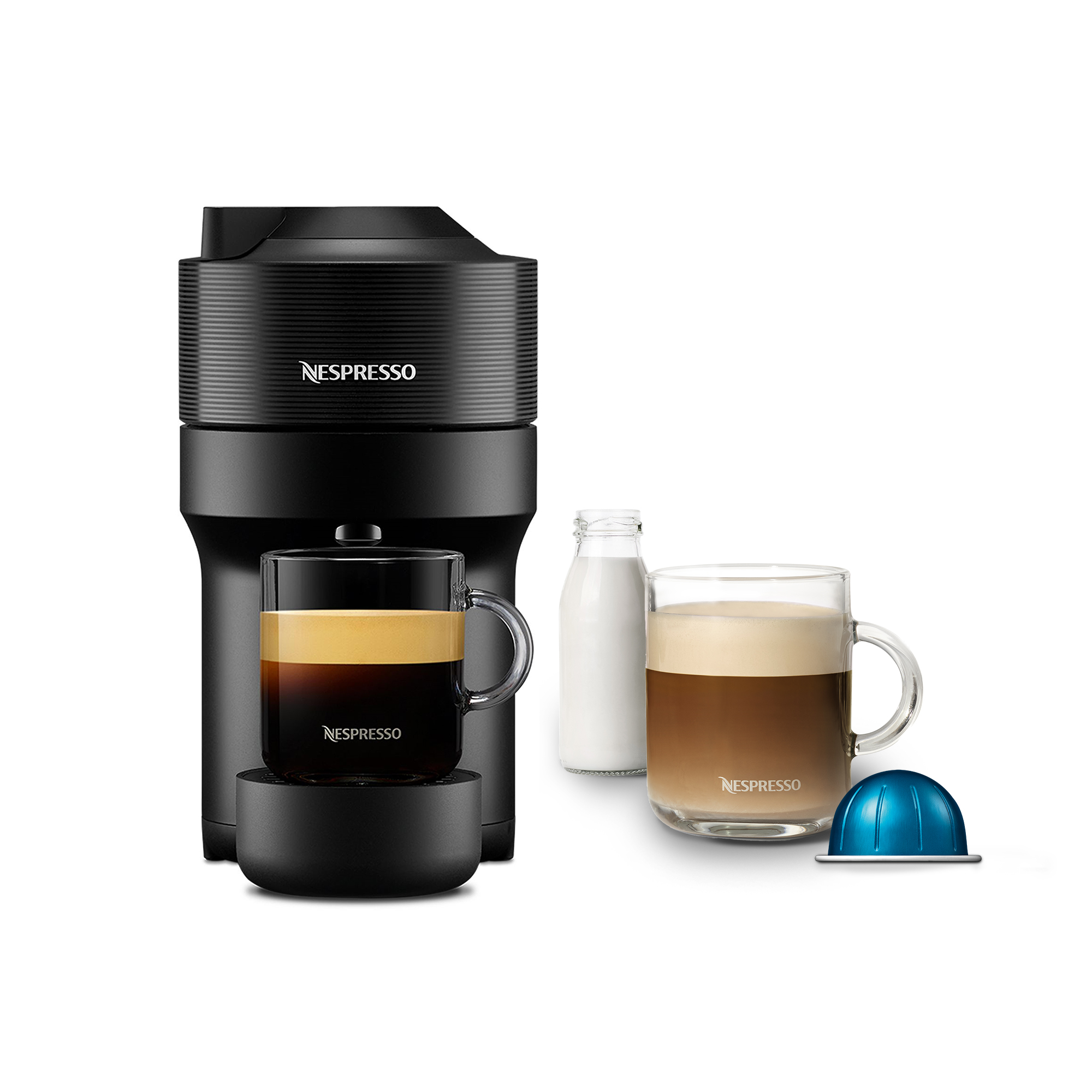 Ekspres na kapsułki DE LONGHI-NESPRESSO ENV90.BAE Vertuo Pop + spieniacz