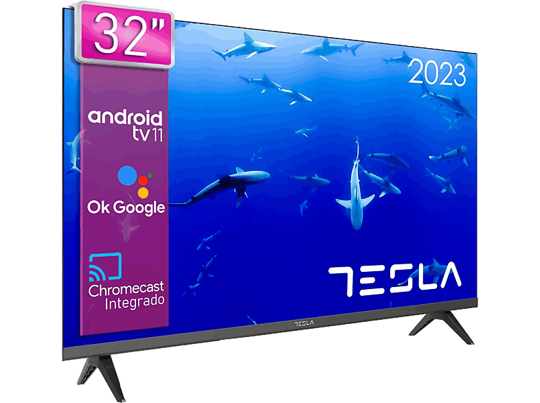 TV LED - TCL 32S5200, 32 pulgadas, HD, Android 11, Negro