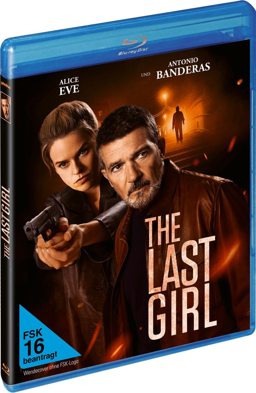 Filmcover: Alice Eve und Antonio Banderas. Eve hält eine Pistole. Titel: The Last Girl.