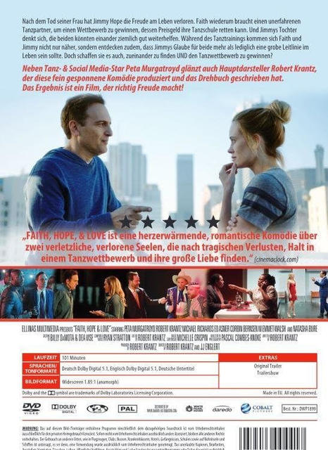 Filmplakat mit zwei tanzenden Personen im Vordergrund und Text auf Deutsch.