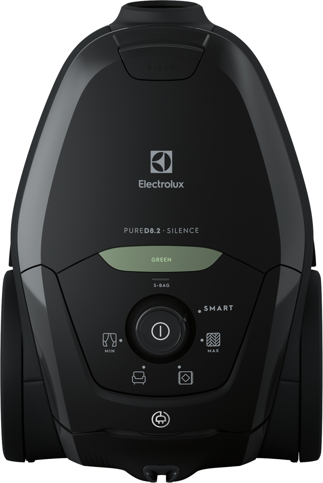 Gros plan d'un aspirateur Electrolux Pure D8.2 Silence.