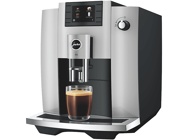 JURA E6 Platin (EC) Automata kávéfőző (Cappuccino funkcióval)