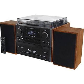 SOUNDMASTER MCD5600BR - Centre de musique stéréo (brun)