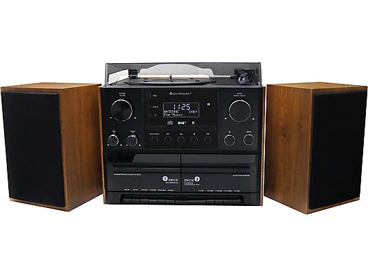 SOUNDMASTER MCD5600BR - Centro musicale stereo (Marrone)