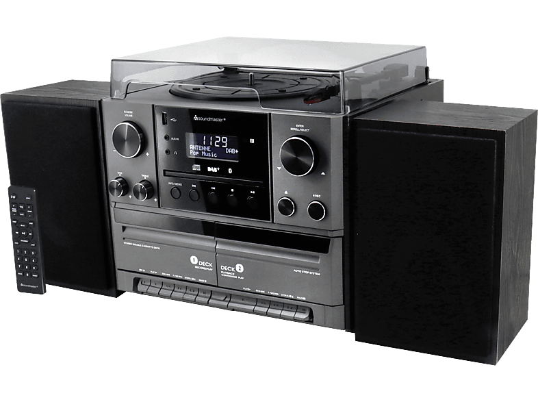 SOUNDMASTER MCD5600SW - Stereo-Musikcenter (Schwarz)