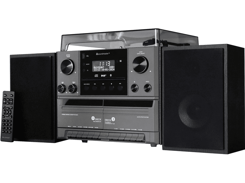 Soundmaster MCD5600SW Kompakt Anlage, Schwarz; Stereo-Musikcenter — Foto 2 von 4