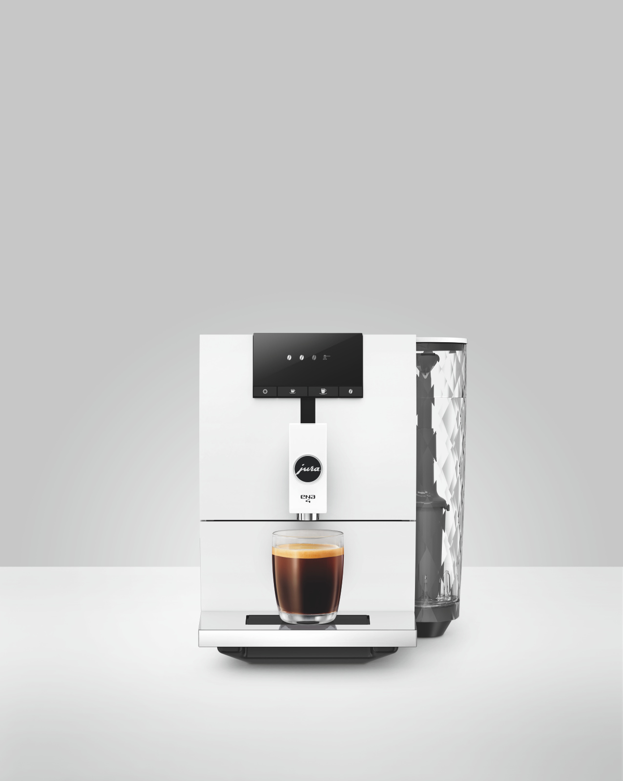 JURA Ena 4 Full Nordic White (EB) automata kávéfőző (kompakt méret, presszókávéfőző)