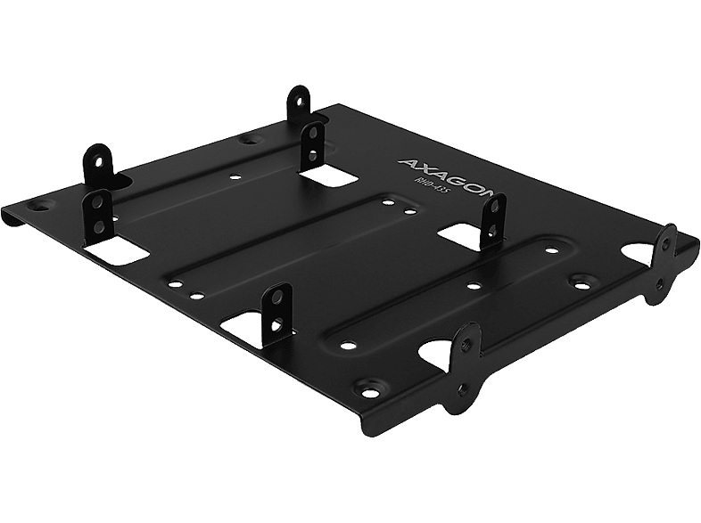 AXAGON 4x 2,5"-os vagy 1x3,5"-os SSD-HDD beépítő keret 5,25" helyre, fekete (RHD-435)