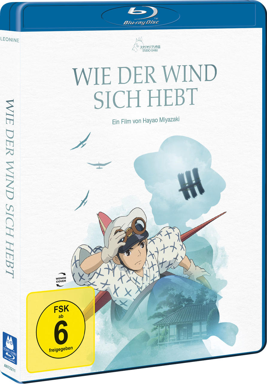 Eine Blu-ray-Disc-Hülle eines Animationsfilms mit japanischem Titel und einer Zeichnung eines Jungen.