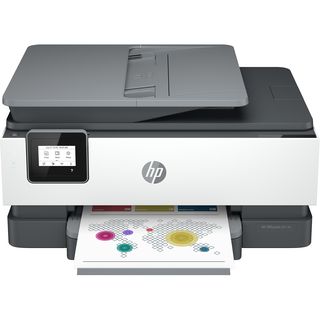 Impresora Multifunción HP OfficeJet 8014e, WiFi, color, 9 Meses gratis Instant Ink con HP+, doble cara, HP Smart App