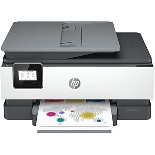 Impresora Multifunción HP OfficeJet 8014e, WiFi, color, Meses gratis Instant Ink con HP+, doble cara, HP Smart App