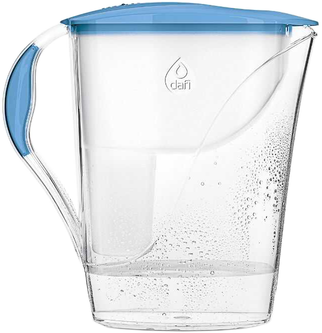 DAFI 929206 Luna vízszűrő kancsó manuális szűrőcsere emlékeztetővel, 3,3 liter
