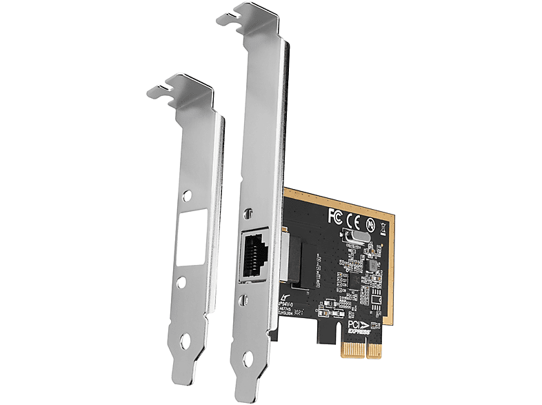 AXAGON PCIe x1 Gigabit ethernet vezérlő kártya, 1x RJ45, UTP/STP, Realtek RTL8111E/F chipset (PCEE-GRF)