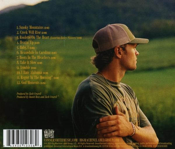 Albumcover mit einem Mann, der wegsieht. Albumtitel und Titelliste sind sichtbar.
