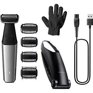 PHILIPS BG5021/16 Series 5000 Bodygroomer, Wasserfester Trimmer, Schwarz, Akkubetrieb