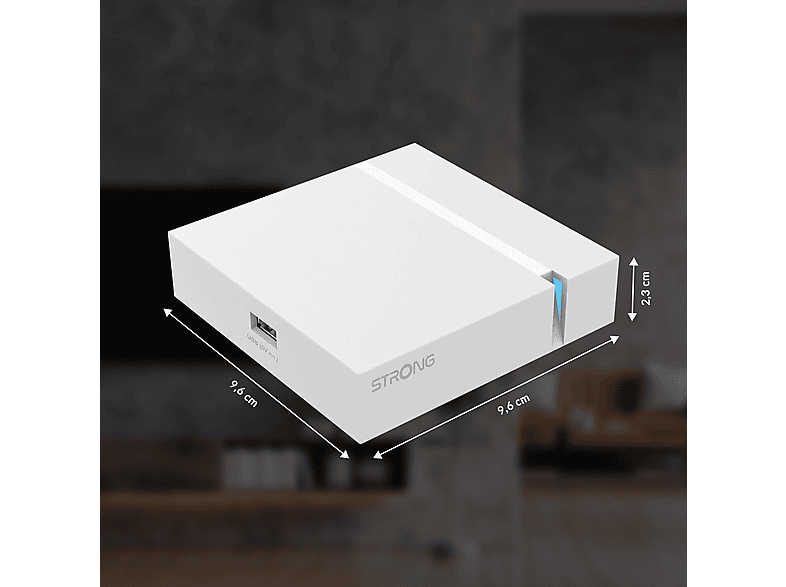 STRONG Leap S3 V2 + 4K Google TV Streaming Box, Weiß