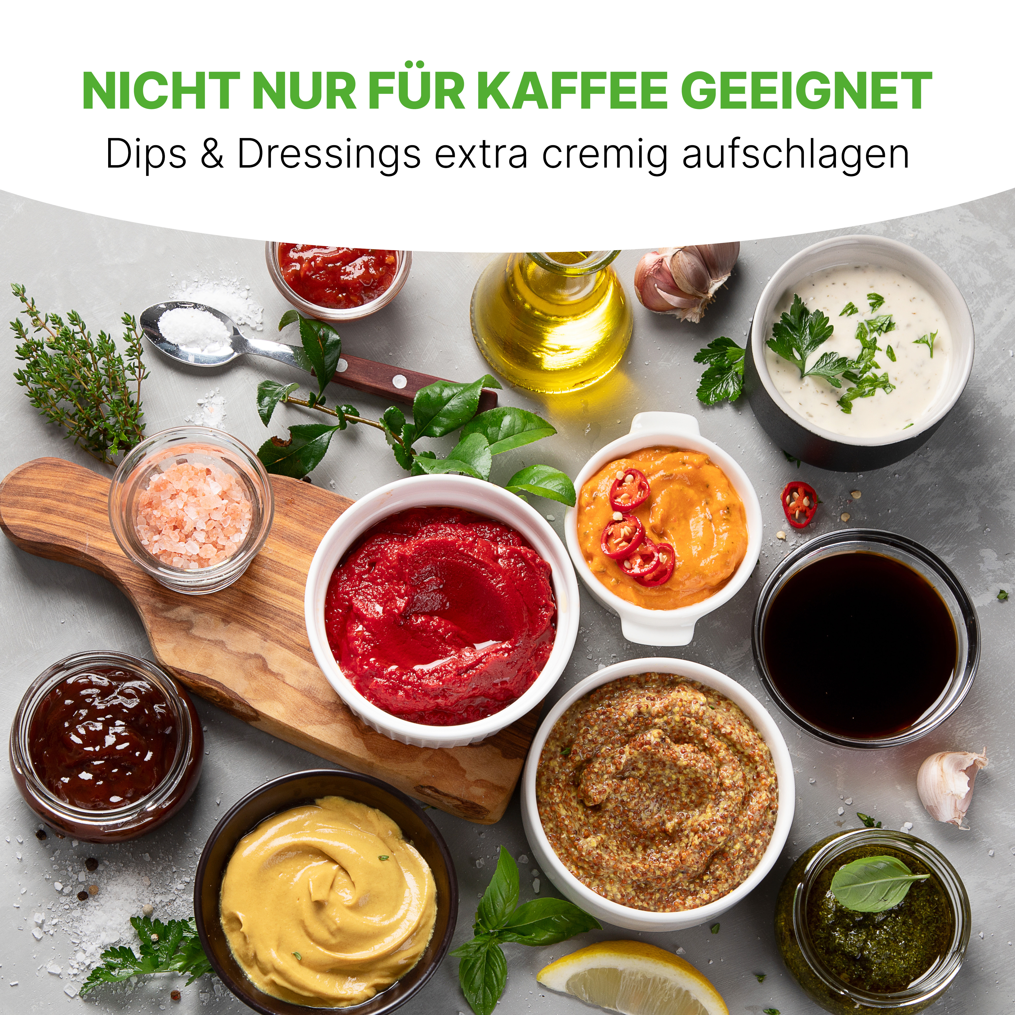 Schwarz-Weiß-Bild einer Frau mit welligem Haar, Icons daneben.